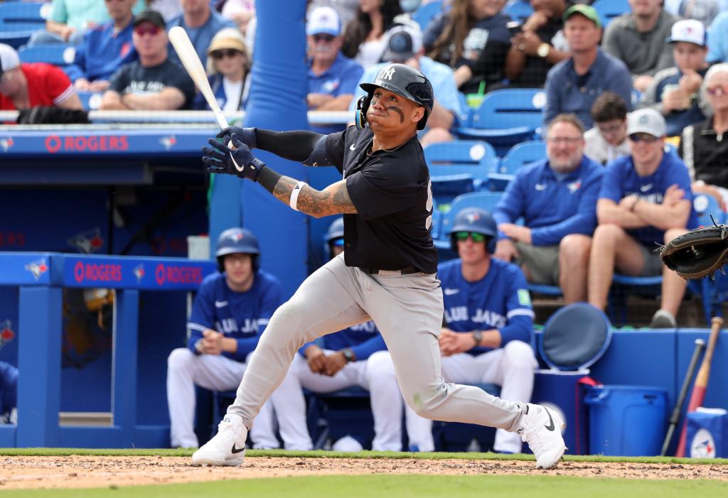 Spring standout’s rare batting approach is turning Yankees heads as he looks to make MLB leap