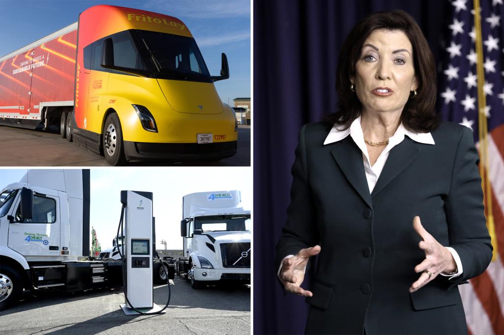 Dems push for pause to Hochul’s ‘nearly impossible’ electric truck rule