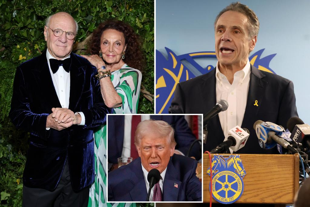 Barry Diller backs Andrew Cuomo’s bid for NYC mayor