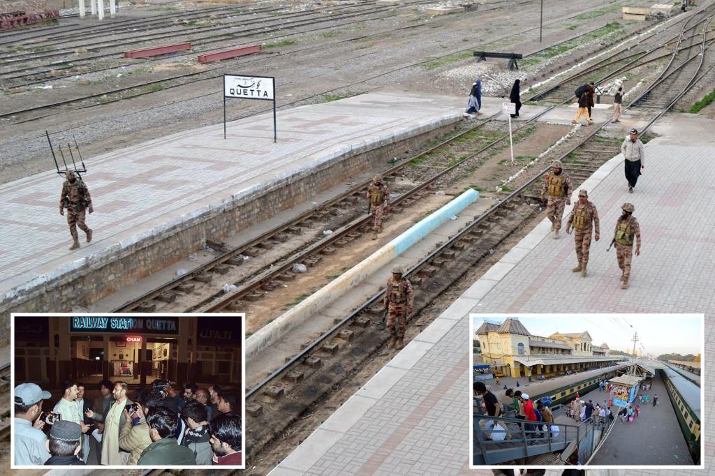 Separatist hijack Pakistani train carrying 500 passengers and threaten to kill hostages