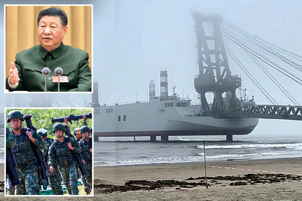 First images of China’s innovative ship designed for possible Taiwan invasion: report