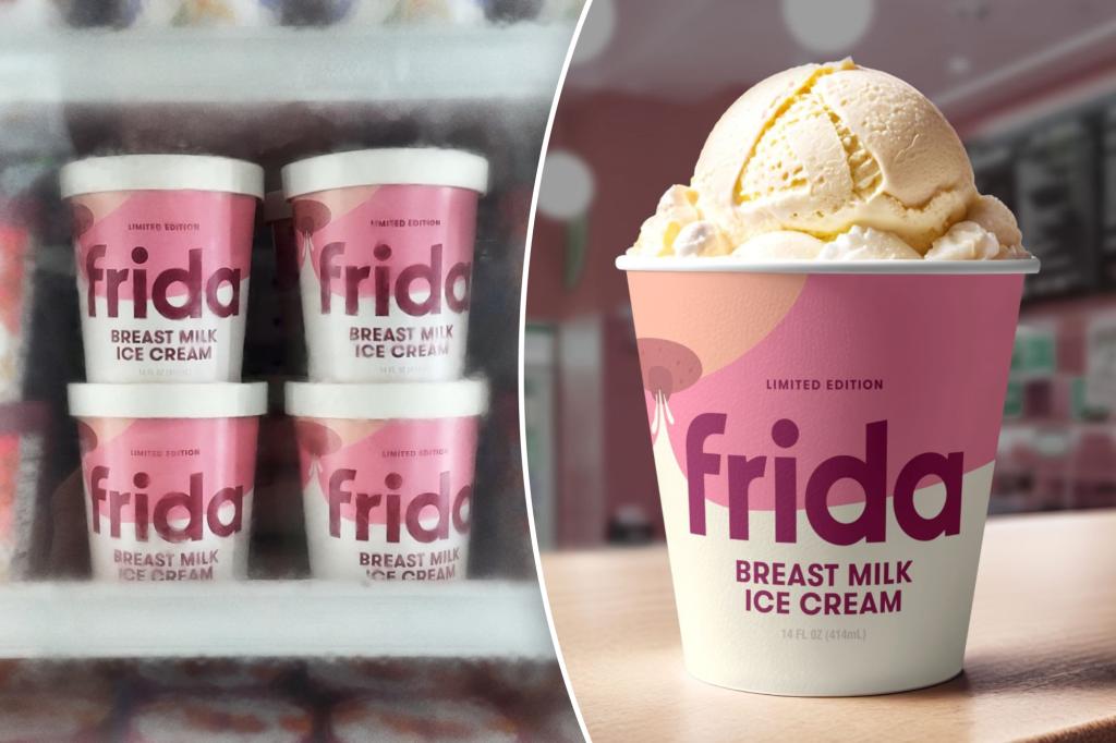 Frida drops breast milk-flavored ice cream as moms admit they’ve tried their own