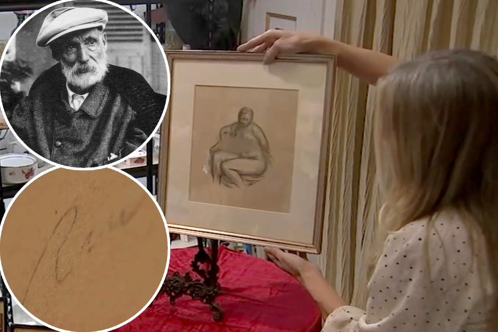  drawing bought at antique store could be a Renoir — and worth M