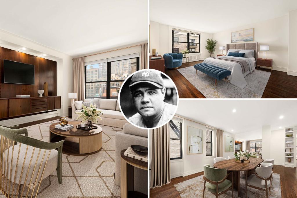 Babe Ruth’s longtime NYC home can be yours for .59M