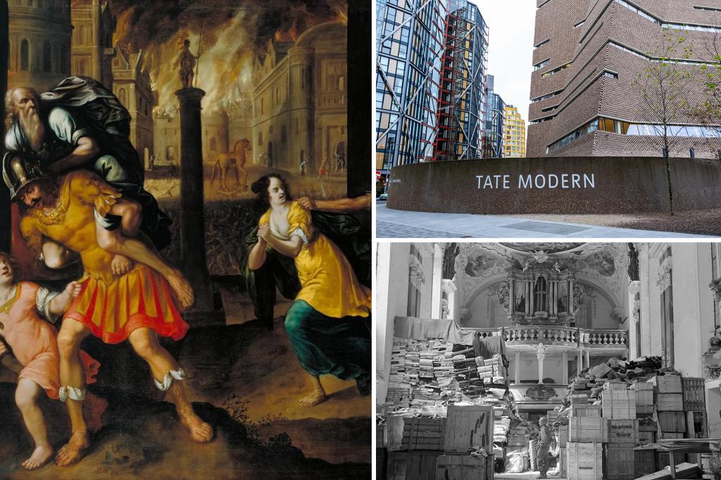 Stolen painting to be returned to family of Belgian art dealer who fled as Nazis invaded