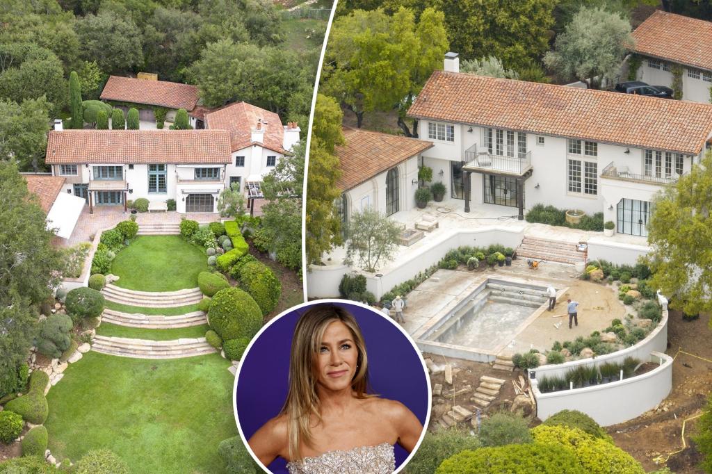 Jennifer Aniston puts finishing touches on M Montecito mansion