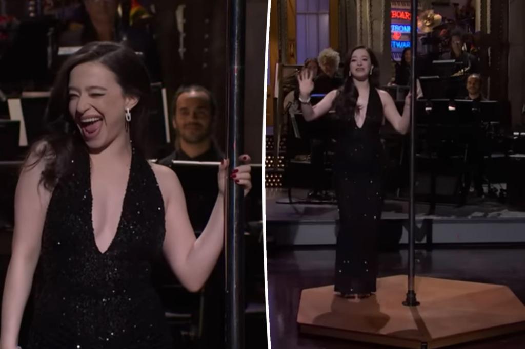 Oscar winner Mikey Madison pole dances during ‘SNL’ opening monologue