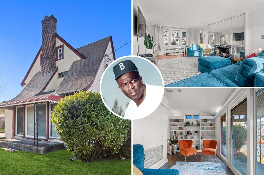 Jackie Robinson’s former Queens home lists for K/month