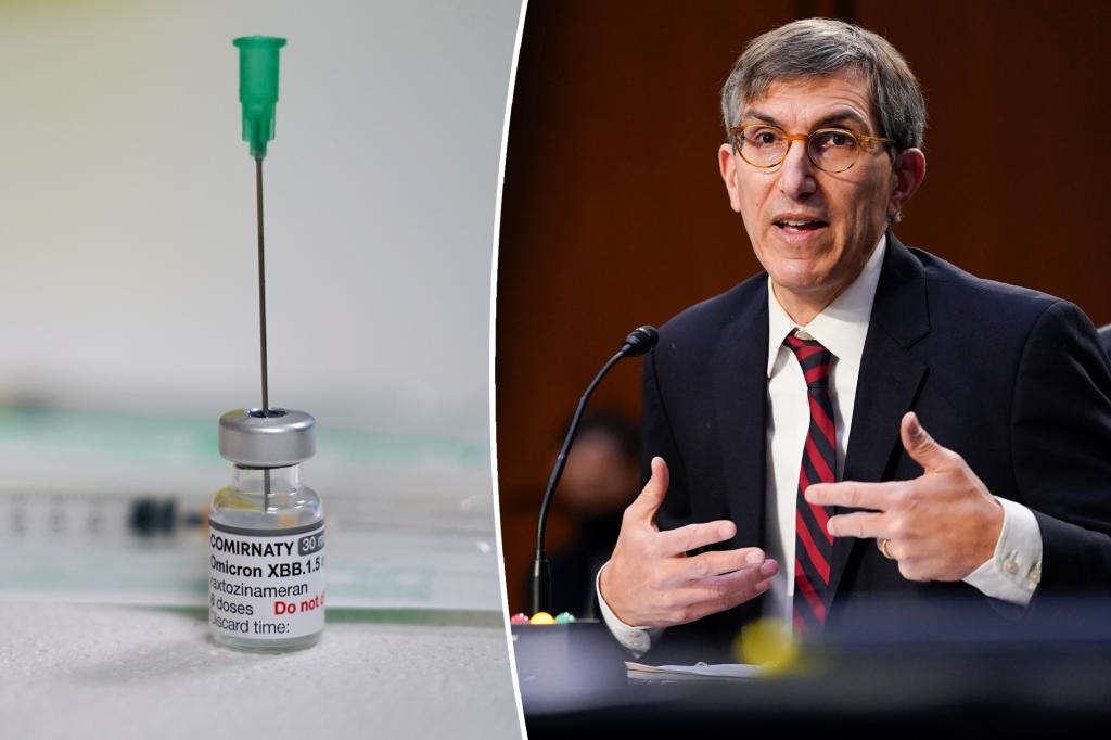 Drug stocks sink as FDA’s top vaccine official is ousted in Trump overhaul
