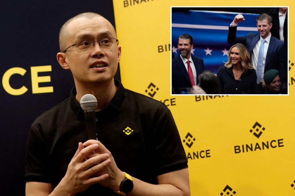 Trump family held deal talks with Binance as crypto founder seeks pardon: report