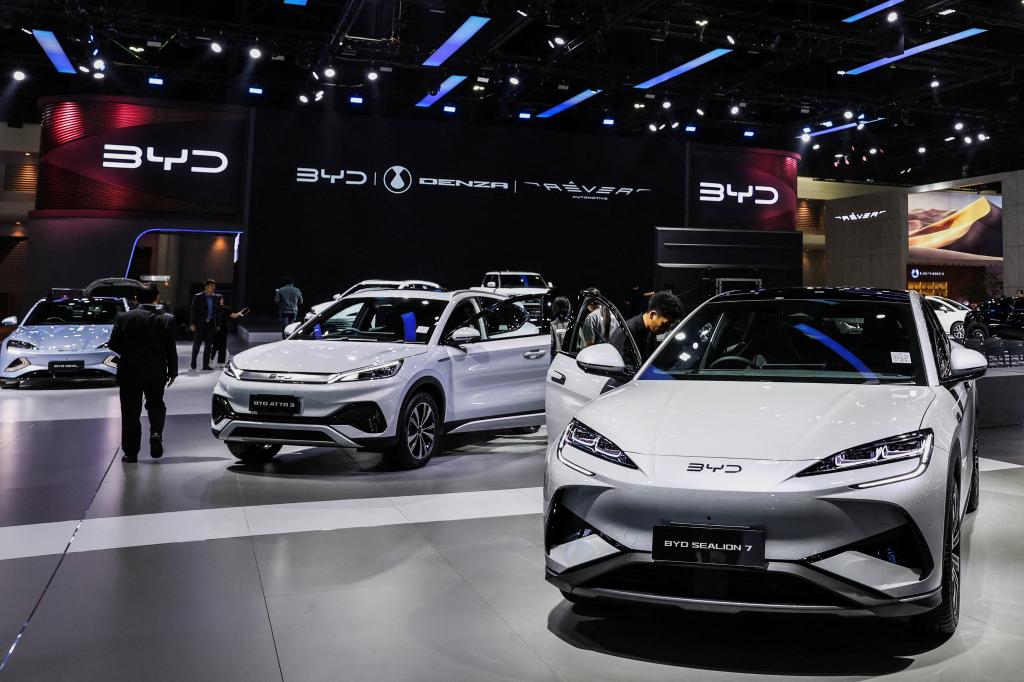 BYD aims to double overseas sales to 800K in 2025 as Tesla competition heats up