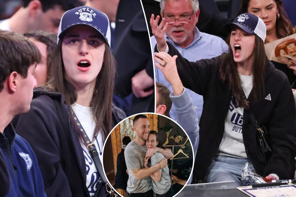 Caitlin Clark supports boyfriend’s Butler team at Big East Tournament