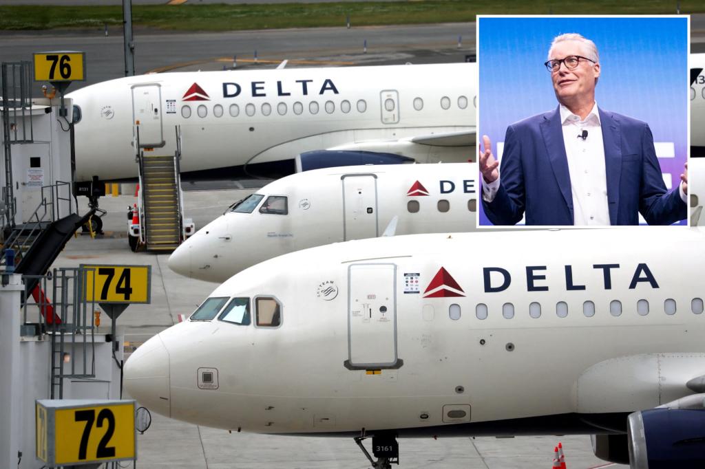 Delta Air Lines shares plunge after slashing profit forecast