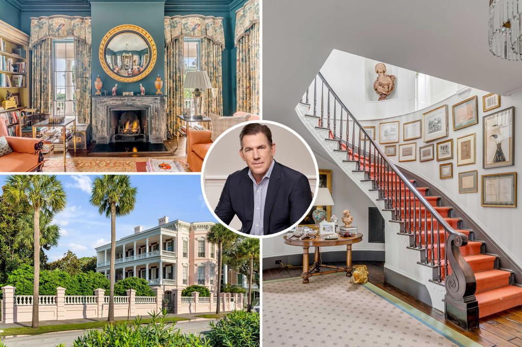 Thomas Ravenel’s family mansion in South Carolina sells