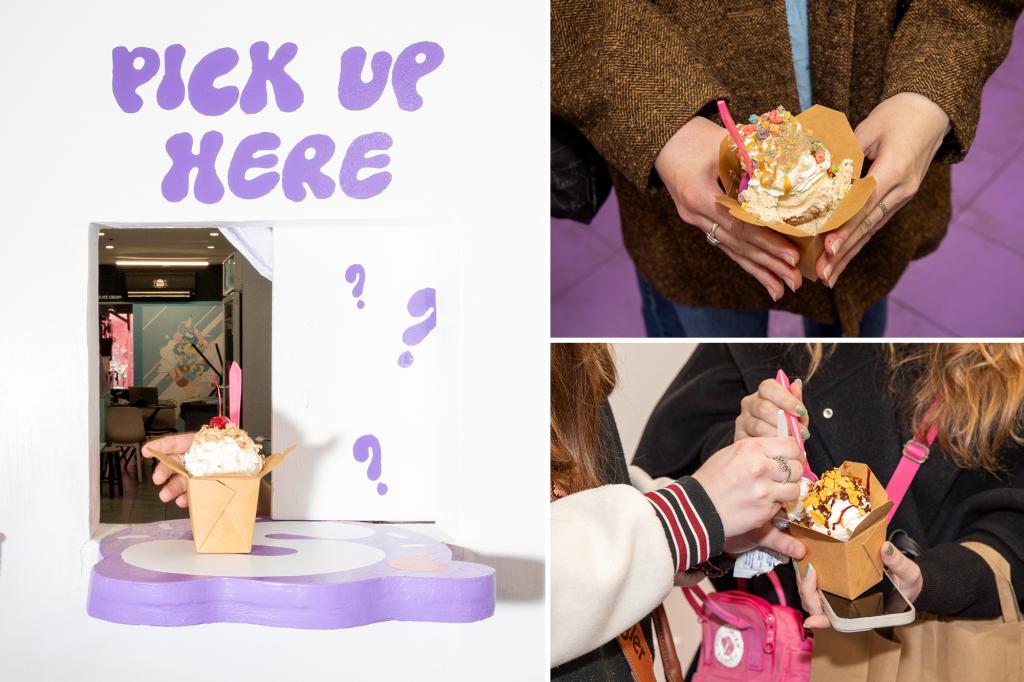 Surprise Scoop ice cream shop picks the flavor for you