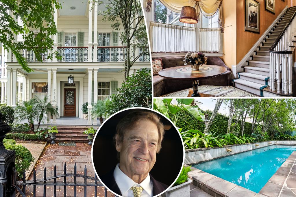 John Goodman wants .5M for New Orleans home