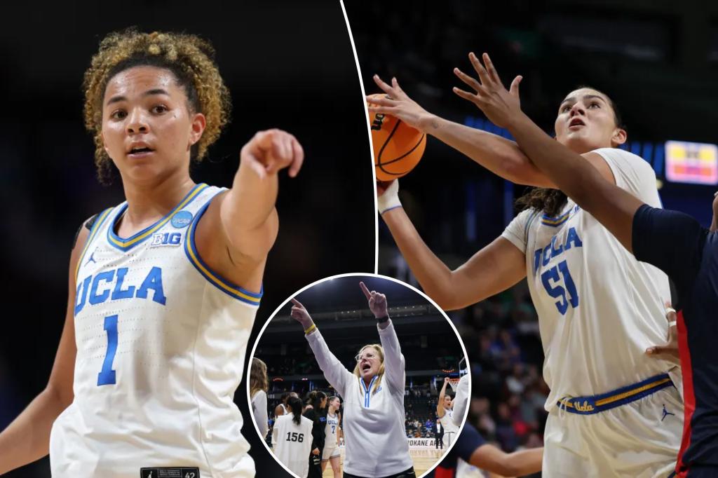 Top-seeded UCLA survives Ole Miss scare to roll into March Madness Elite Eight
