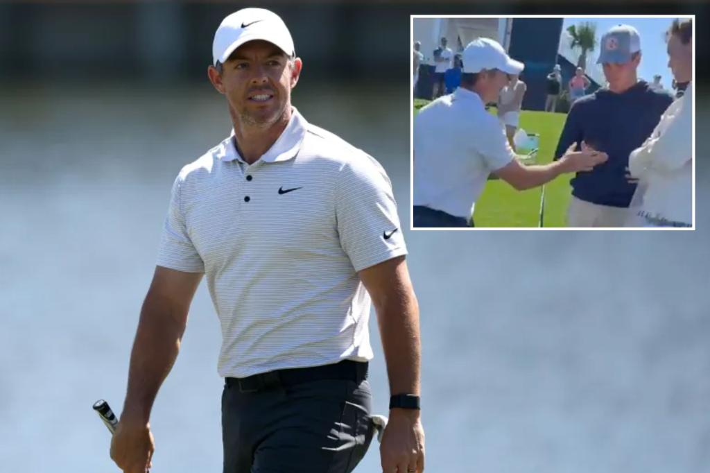 A college golfer heckled Rory McIlroy at The Players — and it ended horribly