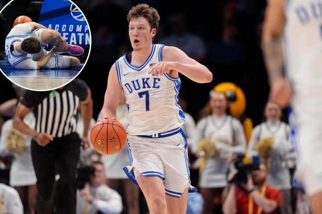 Kon Knueppel emerges for Duke after Cooper Flagg’s March Madness scare