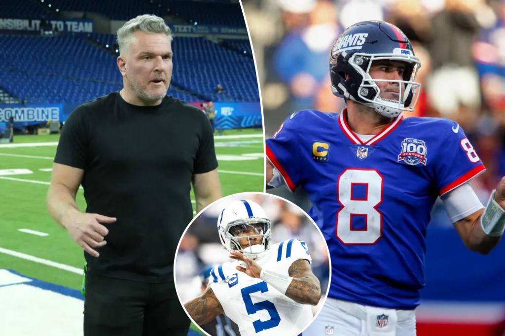 Pat McAfee talks up Colts’ Daniel Jones, pushes Anthony Richardson trade