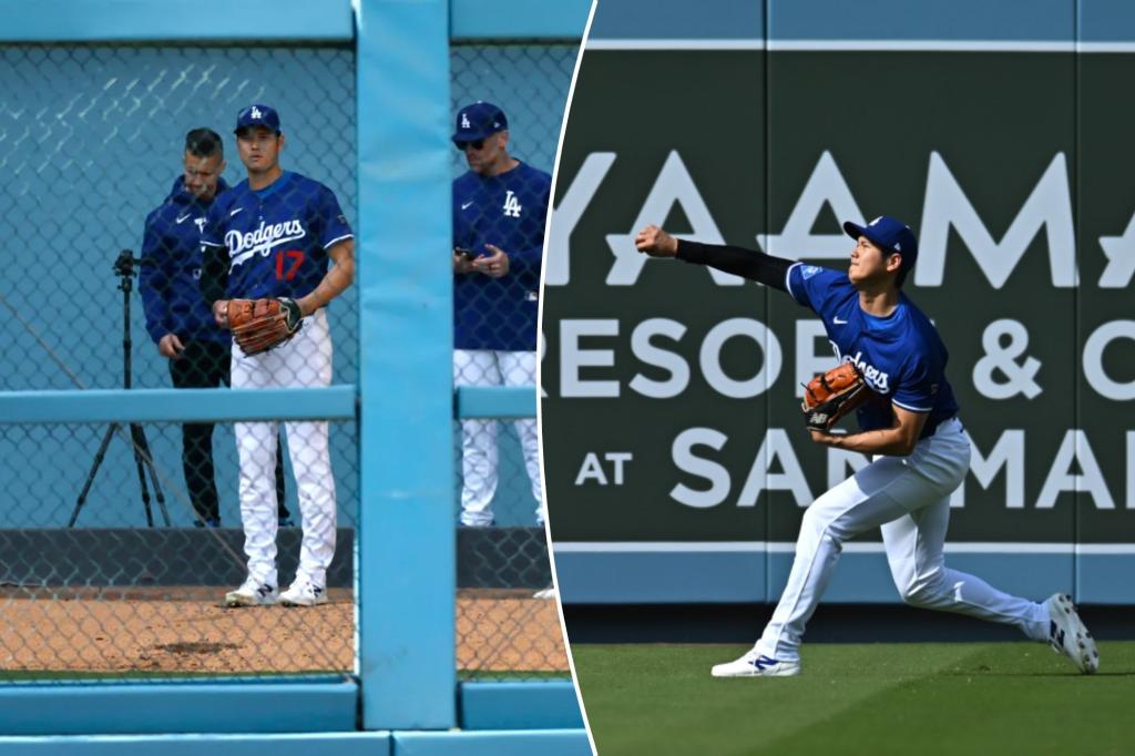 Shohei Ohtani throws first bullpen session in month