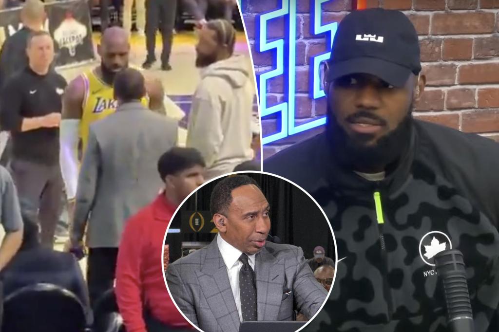 LeBron James breaks silence on Stephen A. Smith confrontation