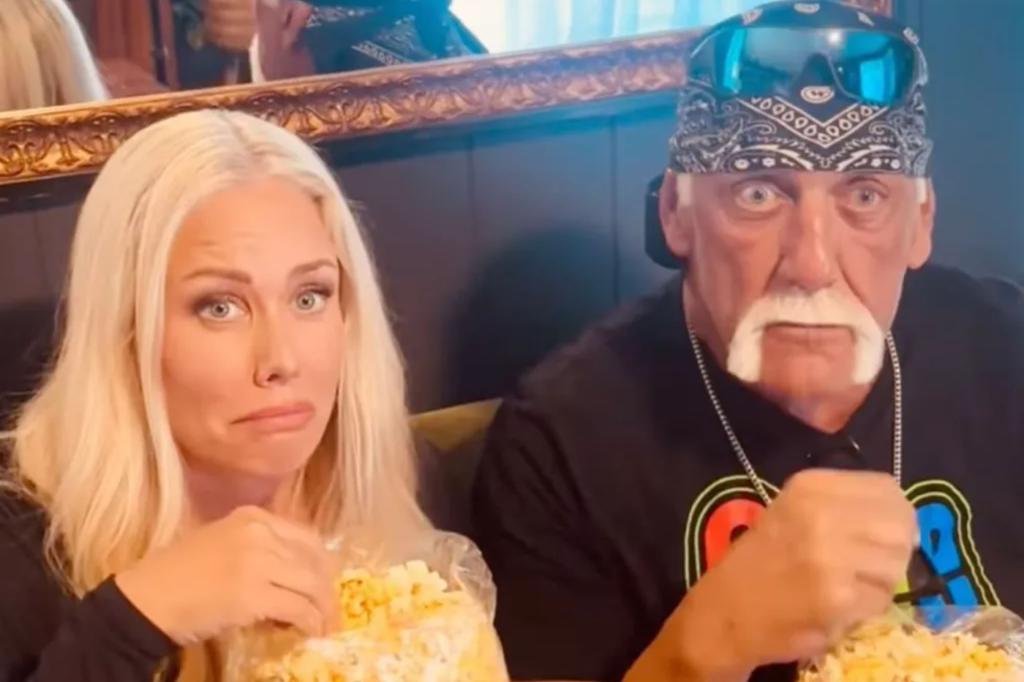 Hulk Hogan posts video with new wife as ugly family feud rages