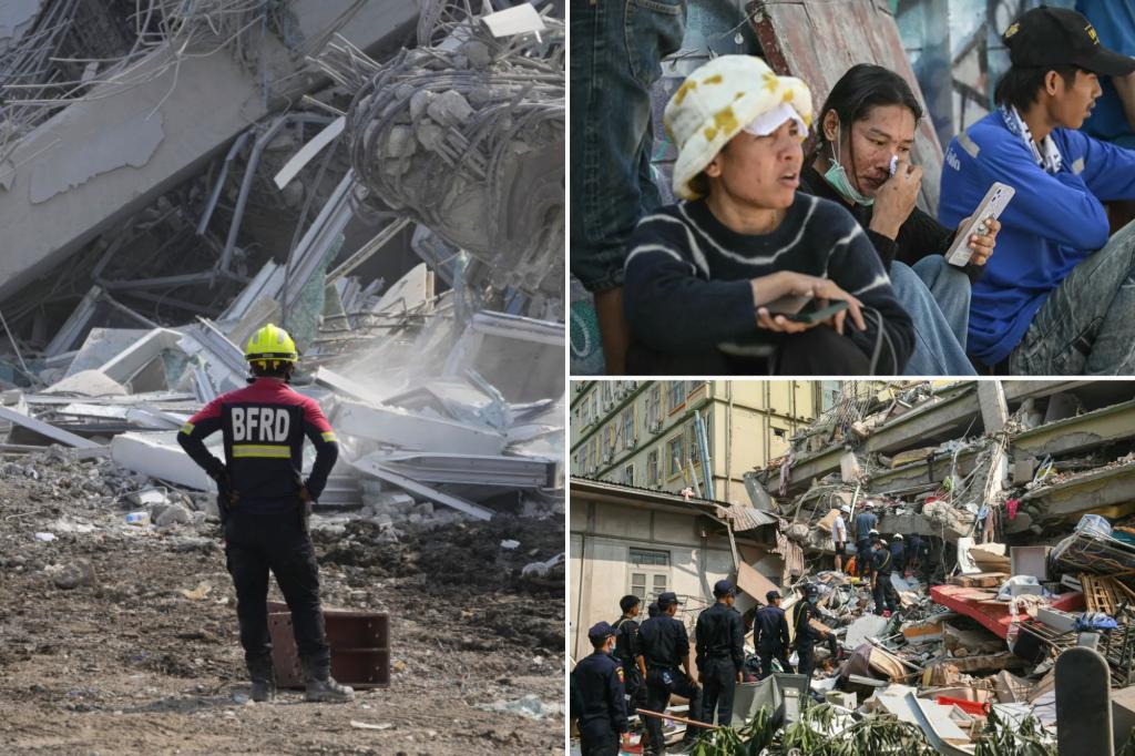 Myanmar earthquake death toll over 1,000 as aid sent to Asia country, Thailand and China