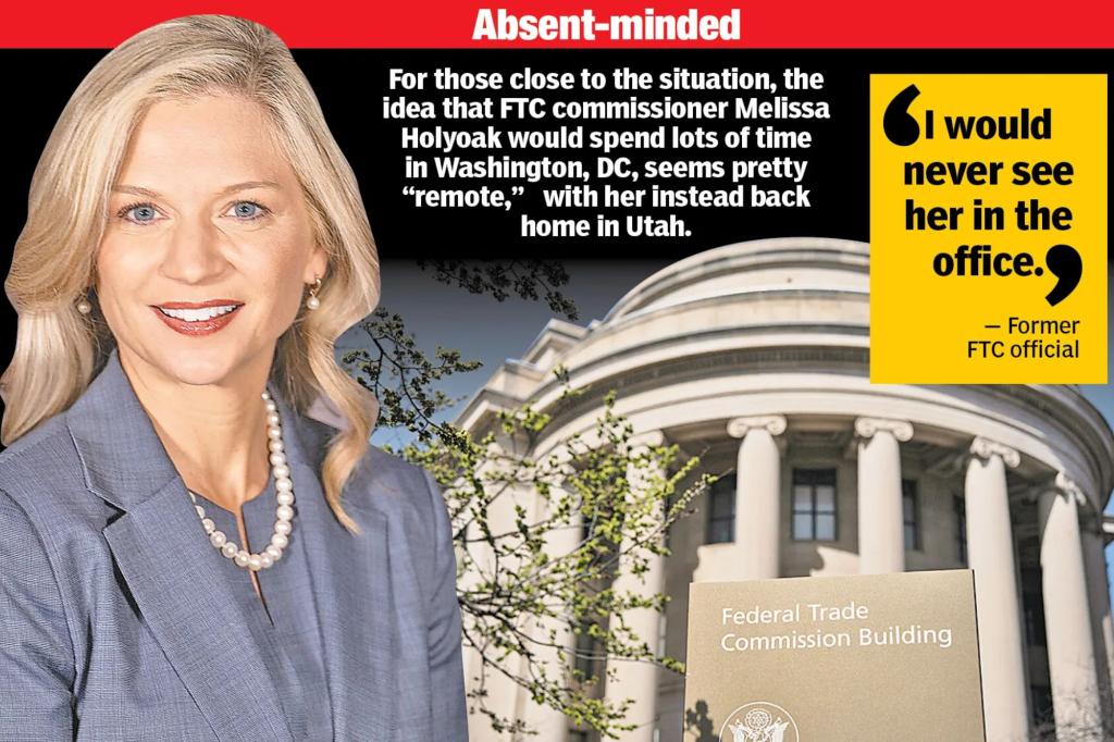 Exclusive | FTC Commissioner Melissa Holyoak working remotely from Utah –