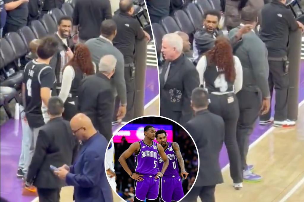 De’Aaron Fox’s wife has heated moment with Kings’ Malik Monk