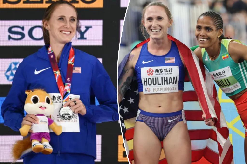 Shelby Houlihan medals at world championships after 4-year burrito ban