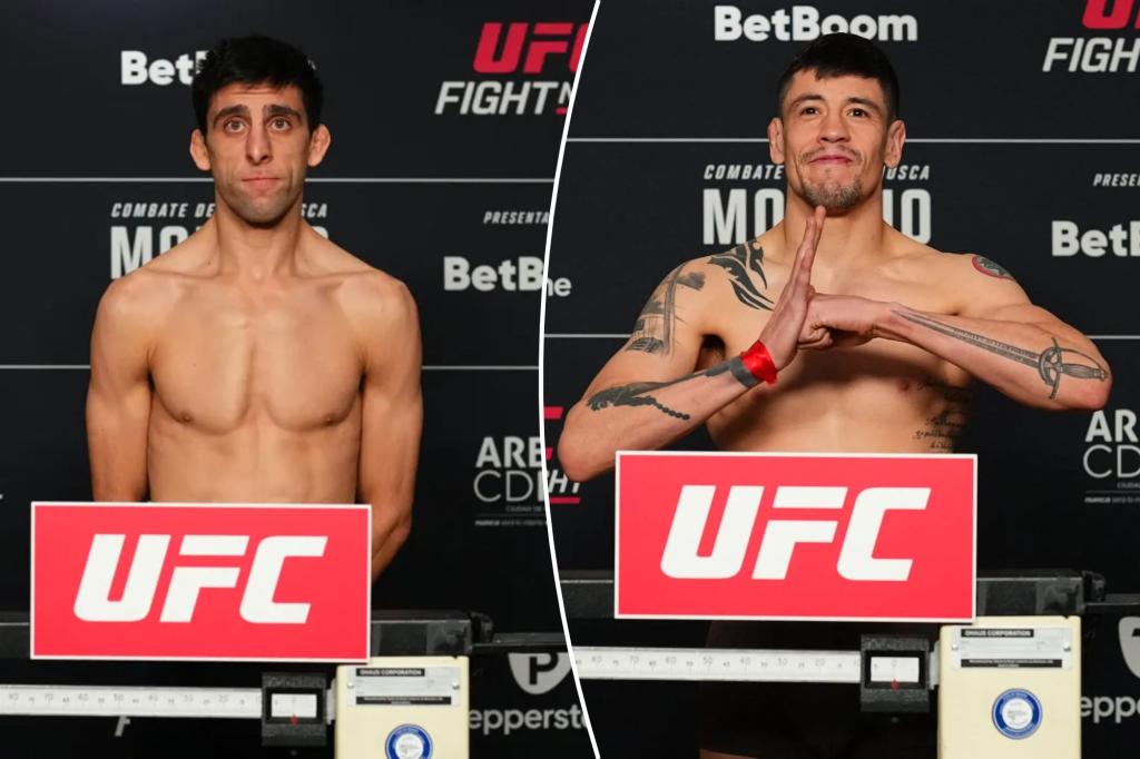 Full main card, prelim picks for Moreno-Erceg