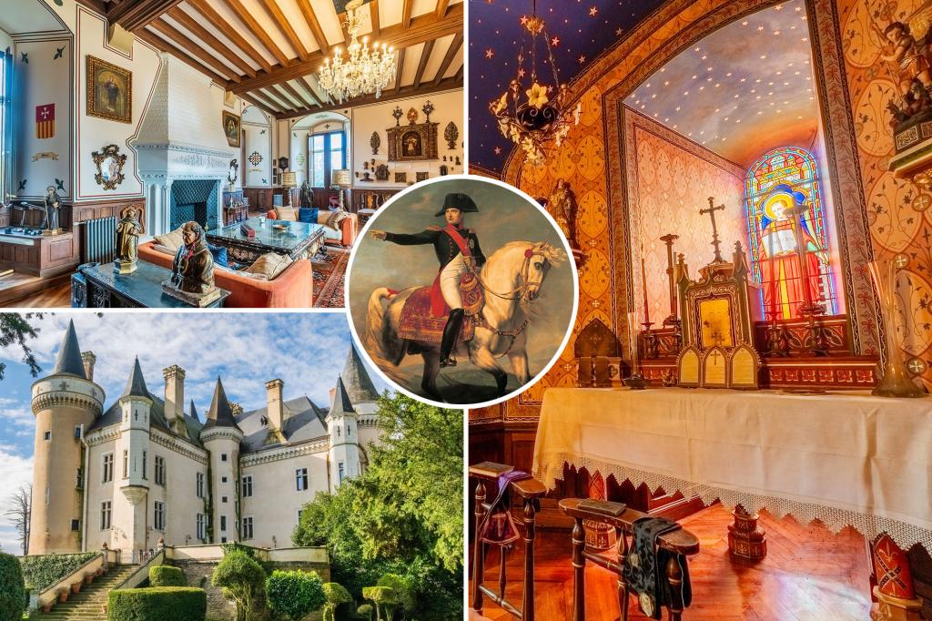 Castle where Napoleon buried his treasure is now for sale