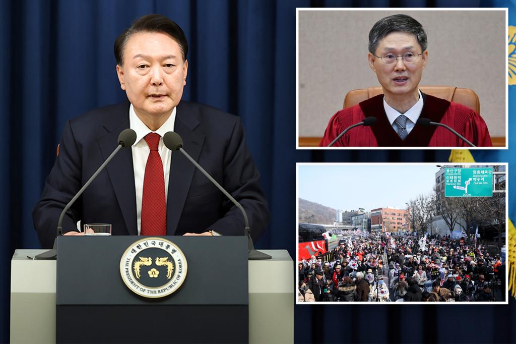 South Korea impeached President Yoon Suk Yeol removed from office after martial law declaration