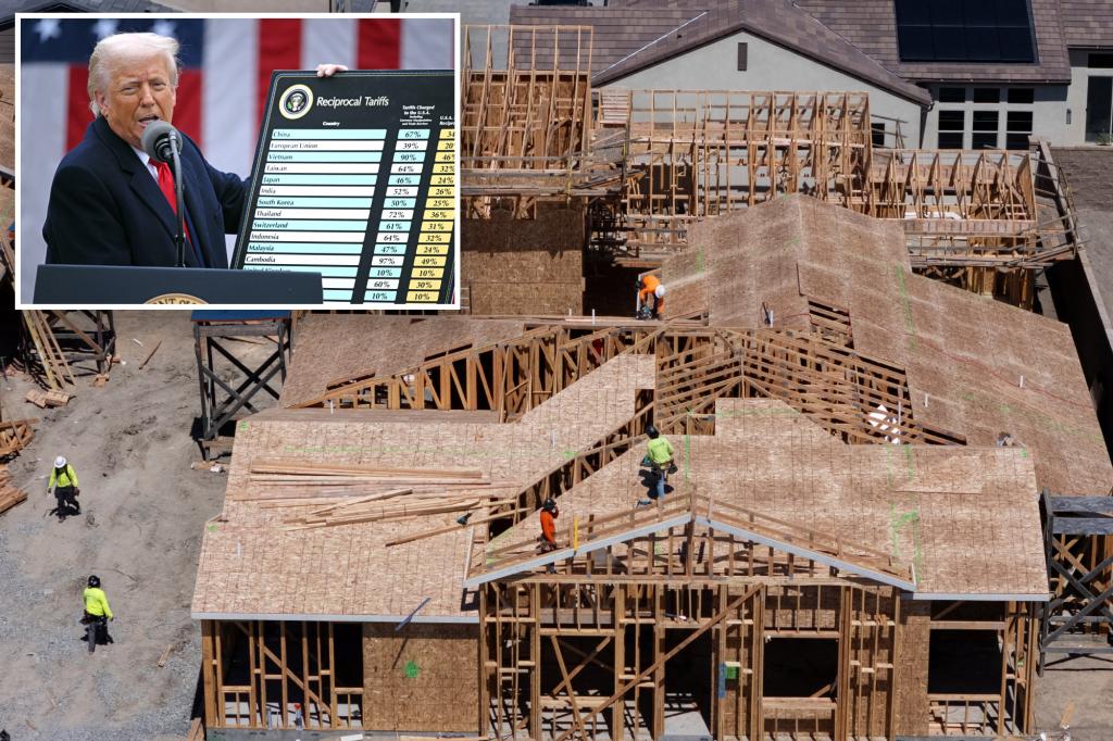 Trump’s tariffs expected to raise new-home costs by ,200