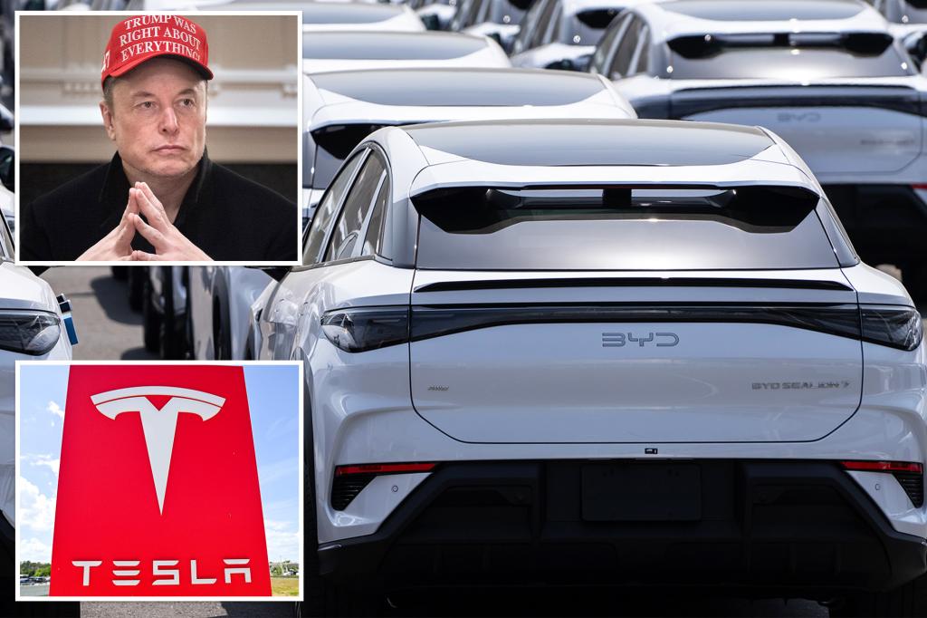 BYD poses threat to Tesla and Detroit’s Big 3 — and tariffs could make it worse
