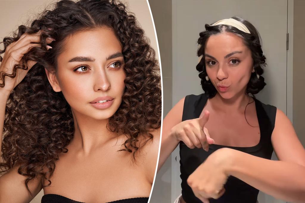Popular hair curling hack involves putting panties on your head