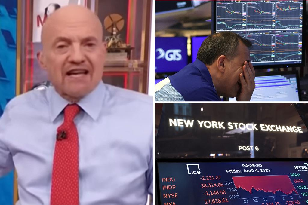 CNBC host Jim Cramer warns of ‘Black Monday’ market crash over Trump tariffs