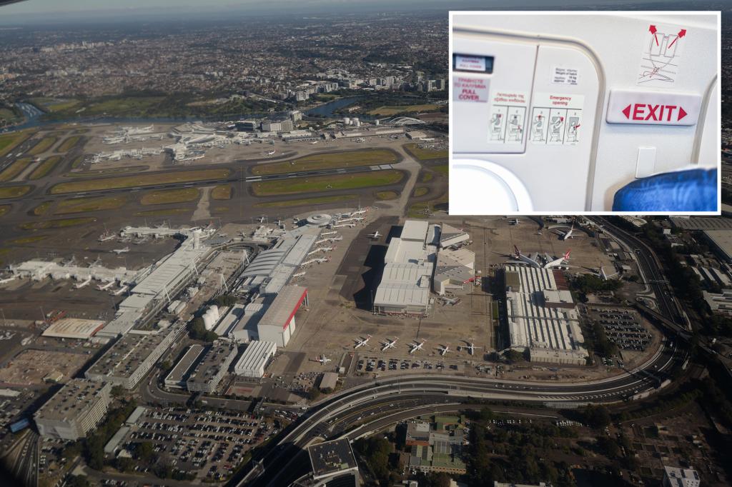 Passenger allegedly tries to open plane door twice on flight to Sydney