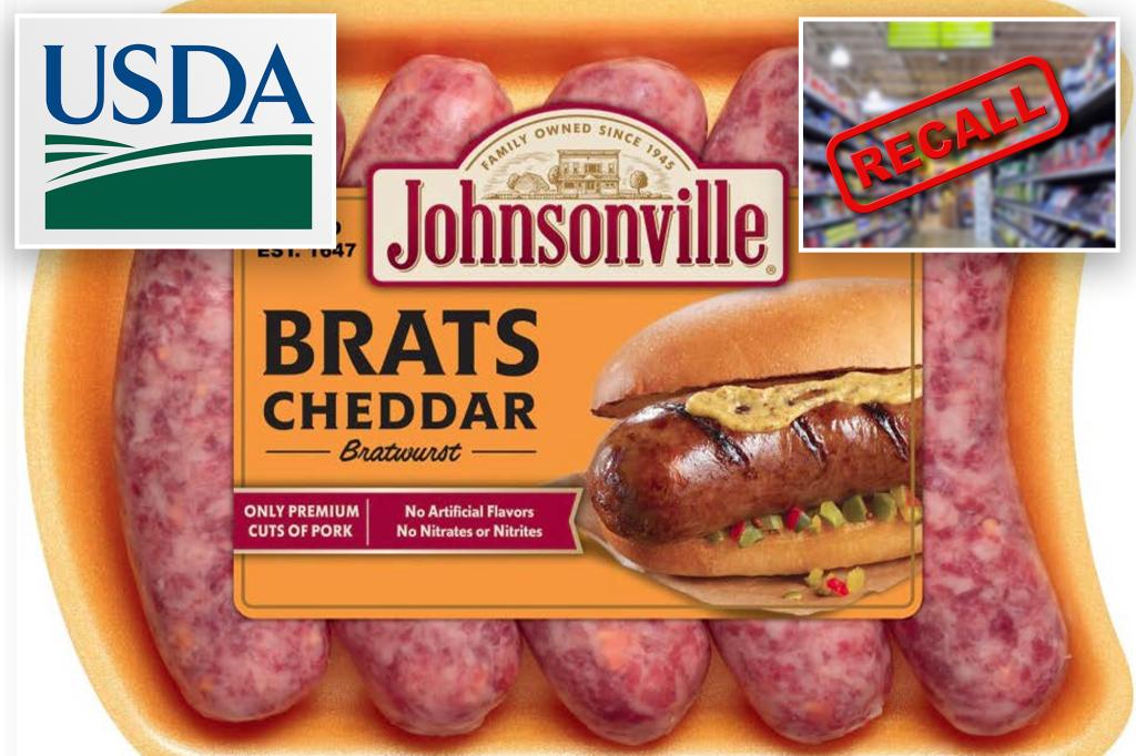 Plastic found in Johnsonville bratwursts, nearly 23K pounds recalled
