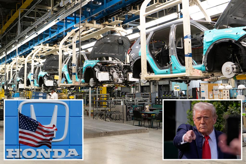Honda to boost manufacturing in US after Trump tariffs