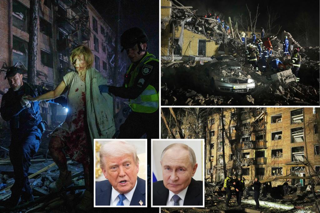 Ukraine says Russia kills 3 in another drone attack after Trump rebukes Putin