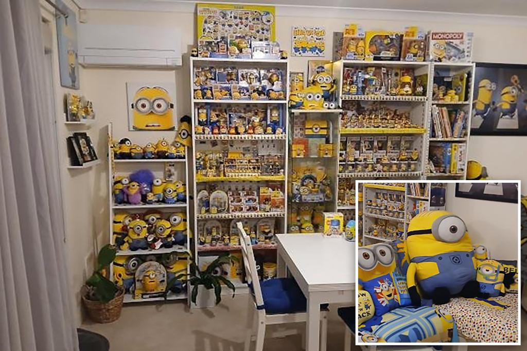 Collector’s 1,035 pieces of Minions memorabilia earn her a world record