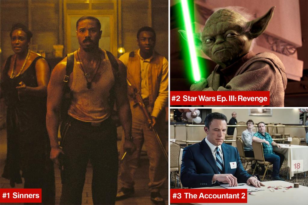 ‘Sinners’ reigns at box office for second straight week
