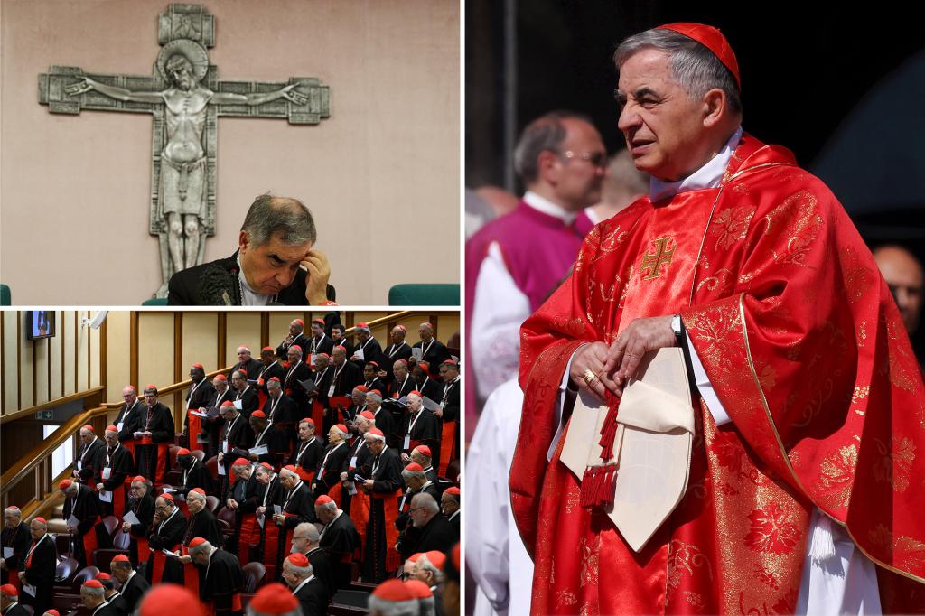 Cardinal Angelo Becciu withdraws from Vatican papal conclave to elect Pope Francis successor