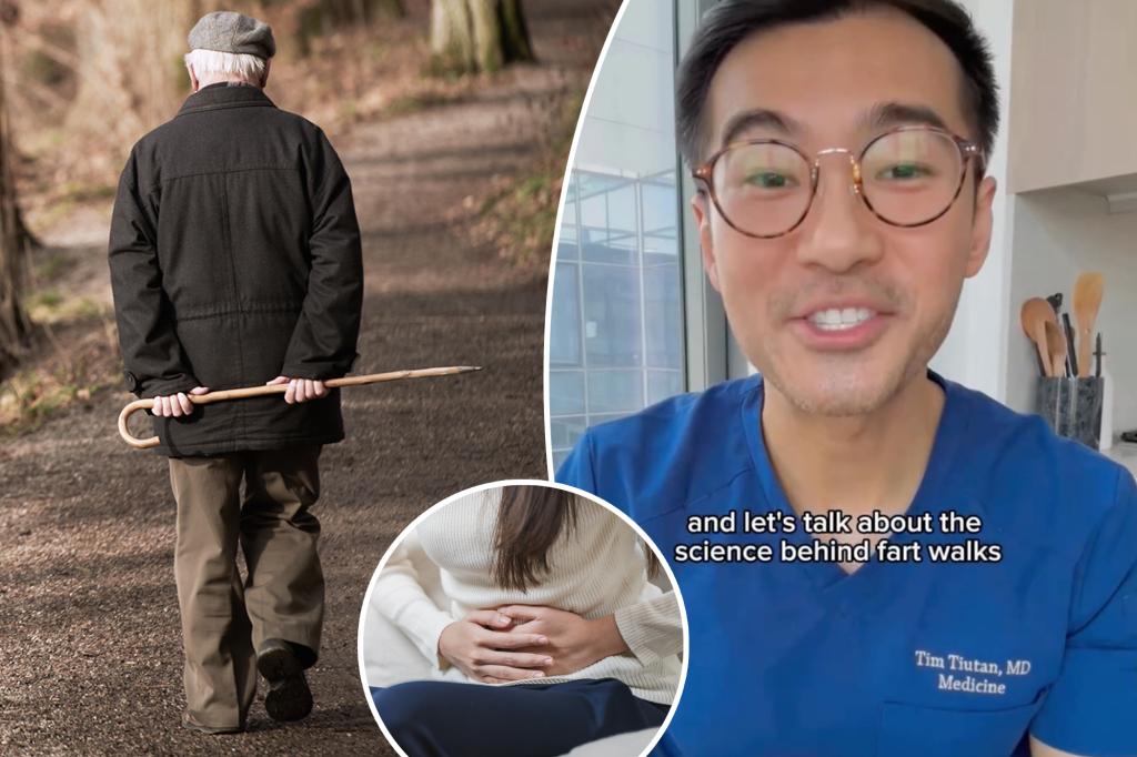 Health benefits of ‘fart walks,’ including preventing cancer