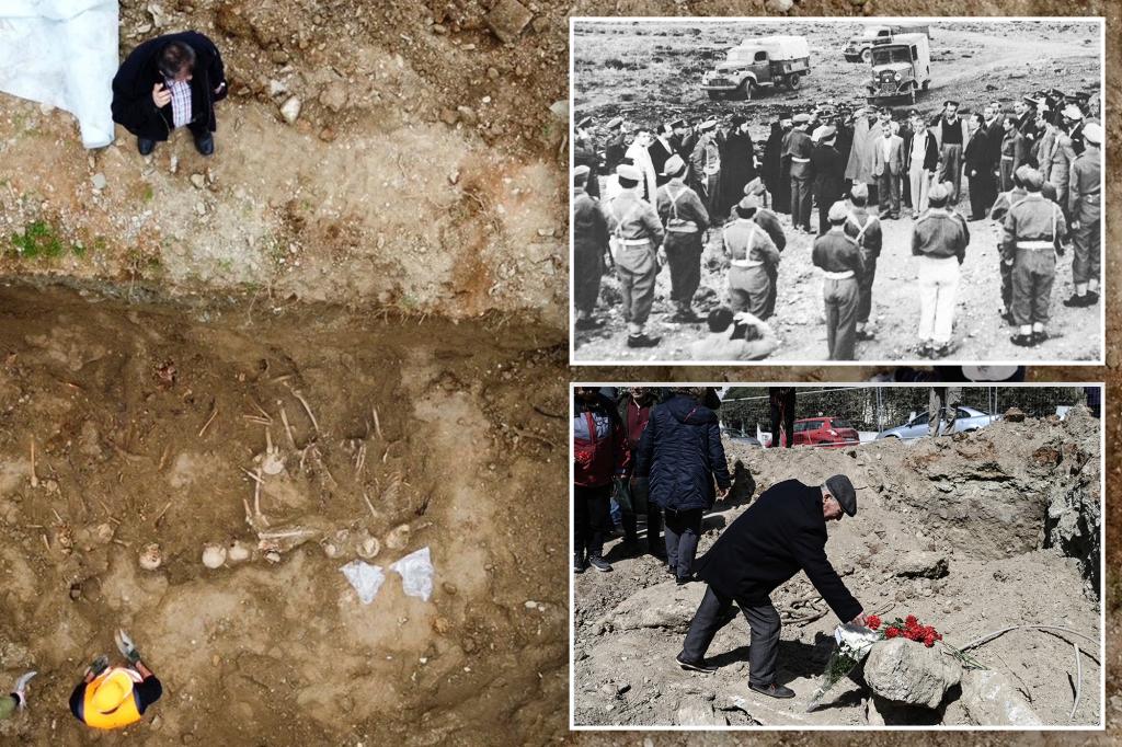 Greece’s dark past is uncovered after 33 bodies are found in a civil war-era mass grave