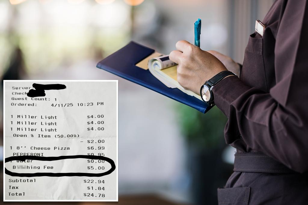 Local pizzeria charged customer ‘bitching fee’