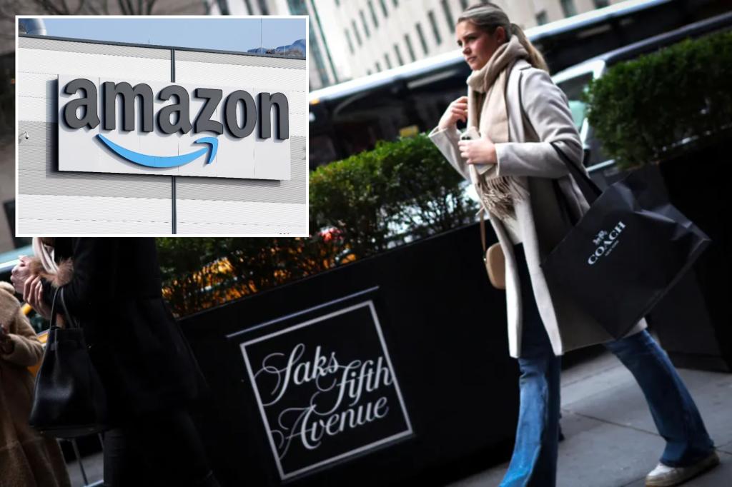 Saks launches storefront on Amazon to sell luxury clothes, products