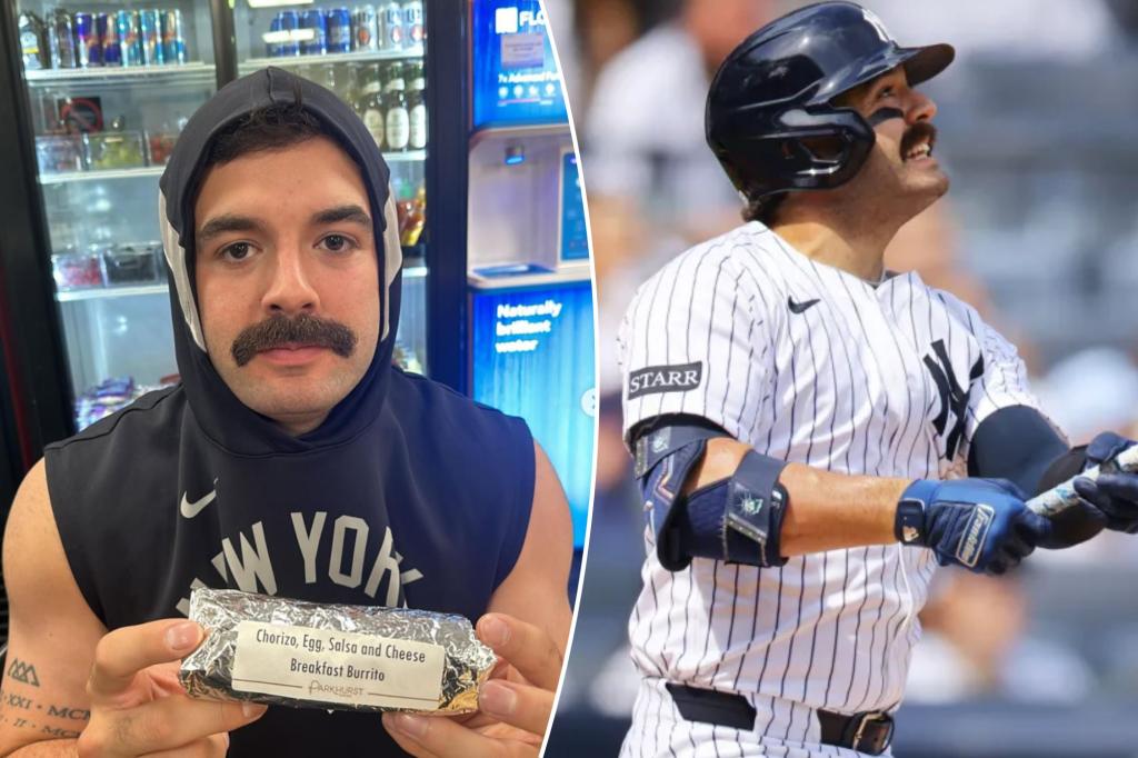 Yankees’ Austin Wells gains quick following with burrito Instagram account